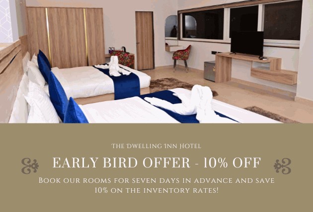 10% off on advance hotel rom booking